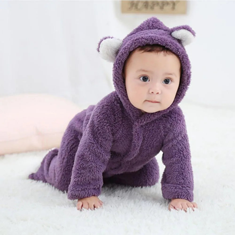 Baby Rompertjes Fleece Warm voor Pasgeborenen