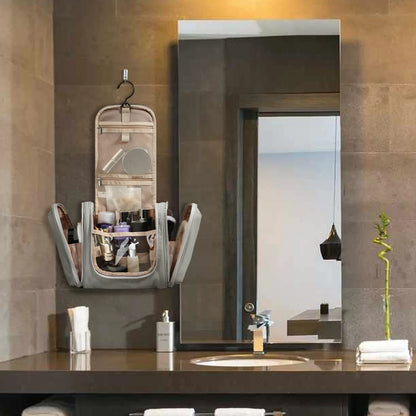 Compact Toilettas Opbergset Transparant