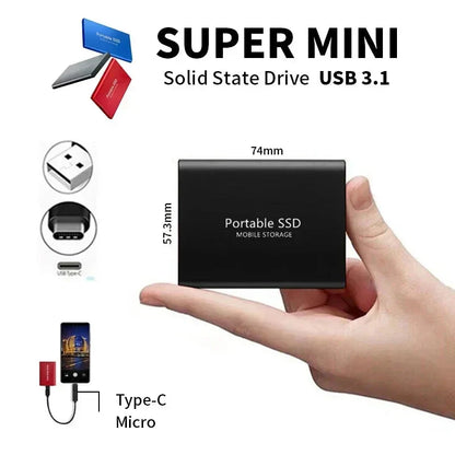 Externe SSD 128TB Ultrasnel en Compact