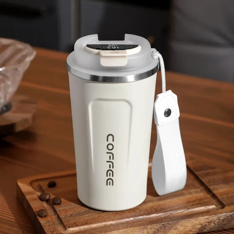 Thermosbeker RVS met Temperatuurweergave en Smart Functie