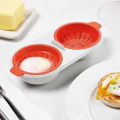 Magnetron Eierkoker Luxe Set voor Perfecte Gestoofde Eieren