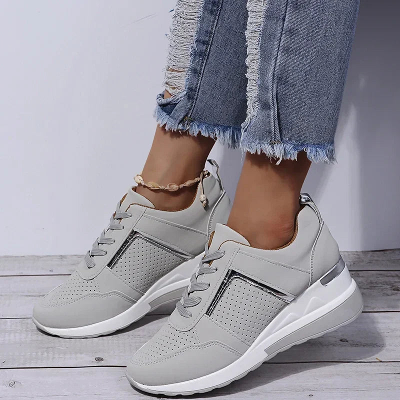 Dames Sneakers Comfortabel met Hak voor Buiten