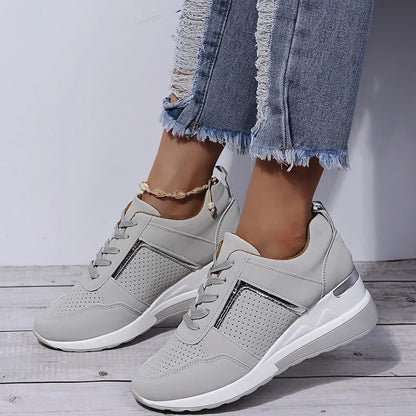 Dames Sneakers Comfortabel met Hak voor Buiten