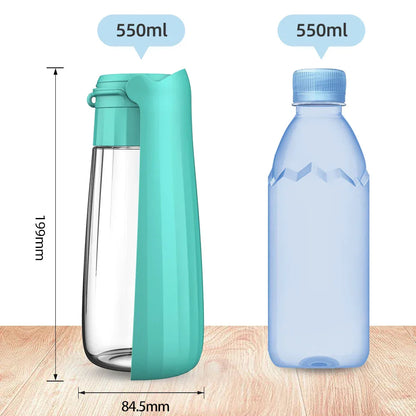 Opvouwbare Honden Waterfles 550ml voor Onderweg