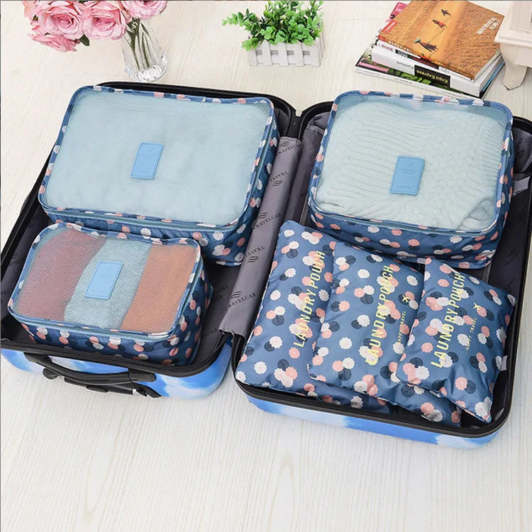 Reisorganizer Set met Opbergzakken en Reistas Accessoires