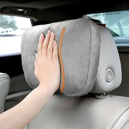 SuedeComfort | Ergonomische Autostoelondersteuning Zacht voor Minder Vermoeidheid