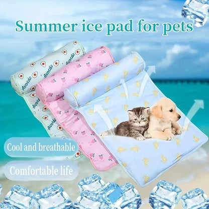 Koelmat voor Honden en Katten, Ademend en Wasbaar, Met Kussentje - Velinix