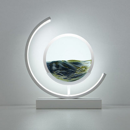 Tafellamp Zandtimer Relaxatie Dimbaar Warm Licht