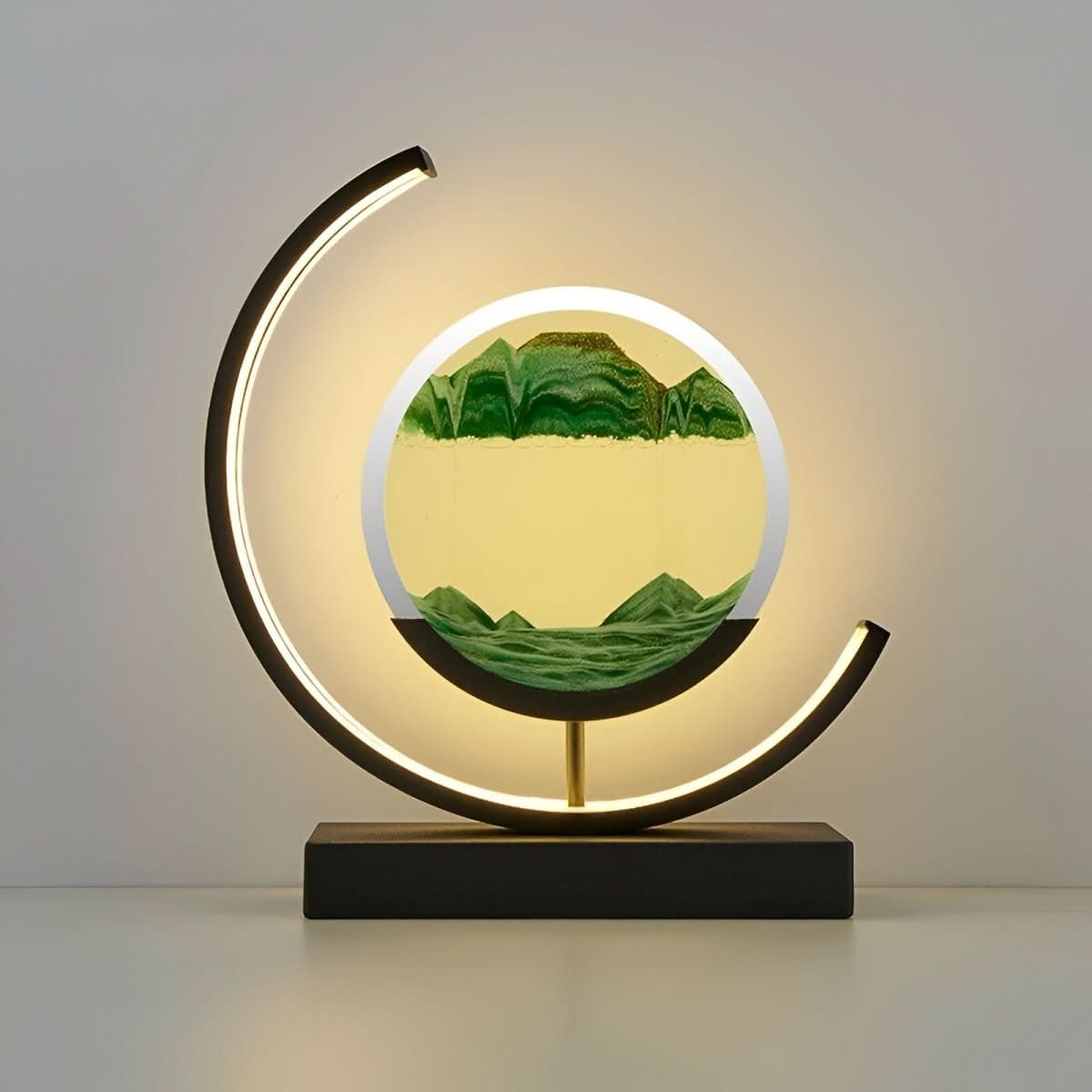 Zandlamp met Kalme Beweging en Warm Licht