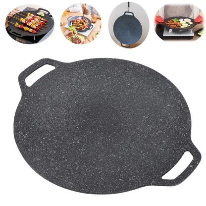 Koreaanse BBQ Grillpan met Antiaanbaklaag en Handvat - Velinix