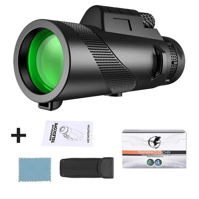 Monoculaire Telescoop 80x100 HD Zoom voor Jagen en Kamperen - Velinix