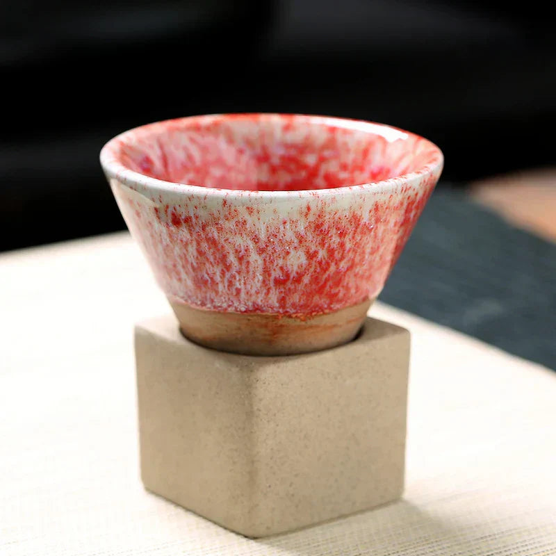 Japanse Koffie- en Theekop Handgemaakt Zen Design