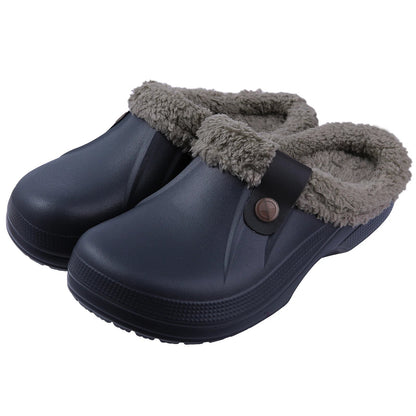 Waterdichte Fleece Klompen Luxe Bontvoering Warm en Stijlvol