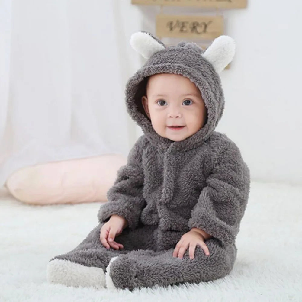 Baby Rompertjes Fleece Warm voor Pasgeborenen