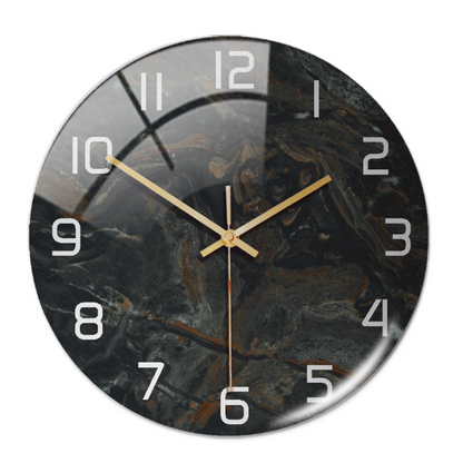 Marmeren Wandklok Stil Modern Design