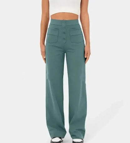 Hoge Taille Casual Broek Elastisch Comfortabele Losse Broek