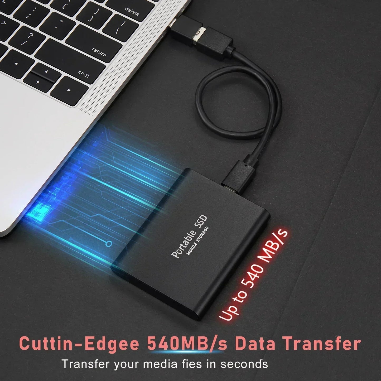 Externe SSD 128TB Ultrasnel en Compact