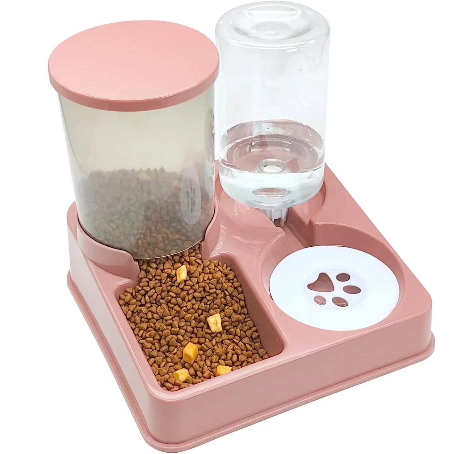 Automatische Kattenvoer- en Waterdispenser voor 2 Katten