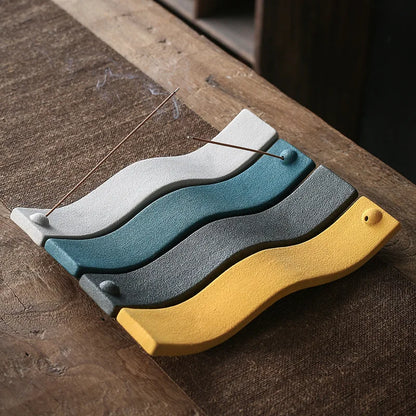 Keramische Wierookhouder Zen Design voor Wierookstokjes