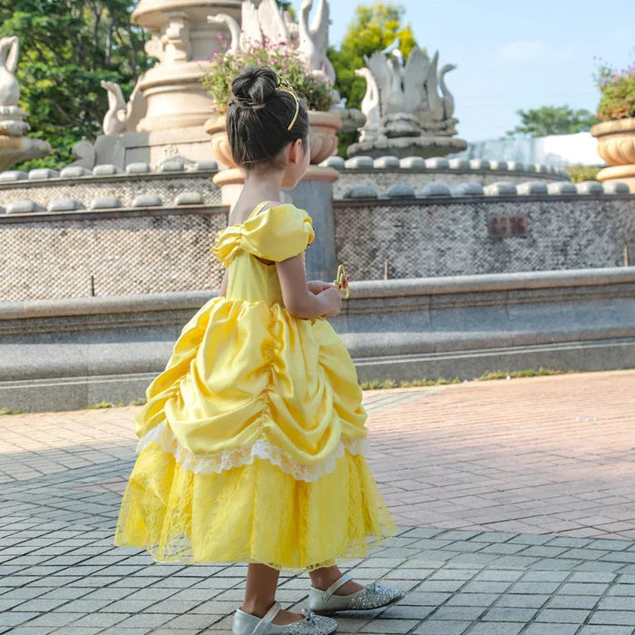 Prinsessenjurk voor Kinderen - Sprookjesjurk met Rijke Details