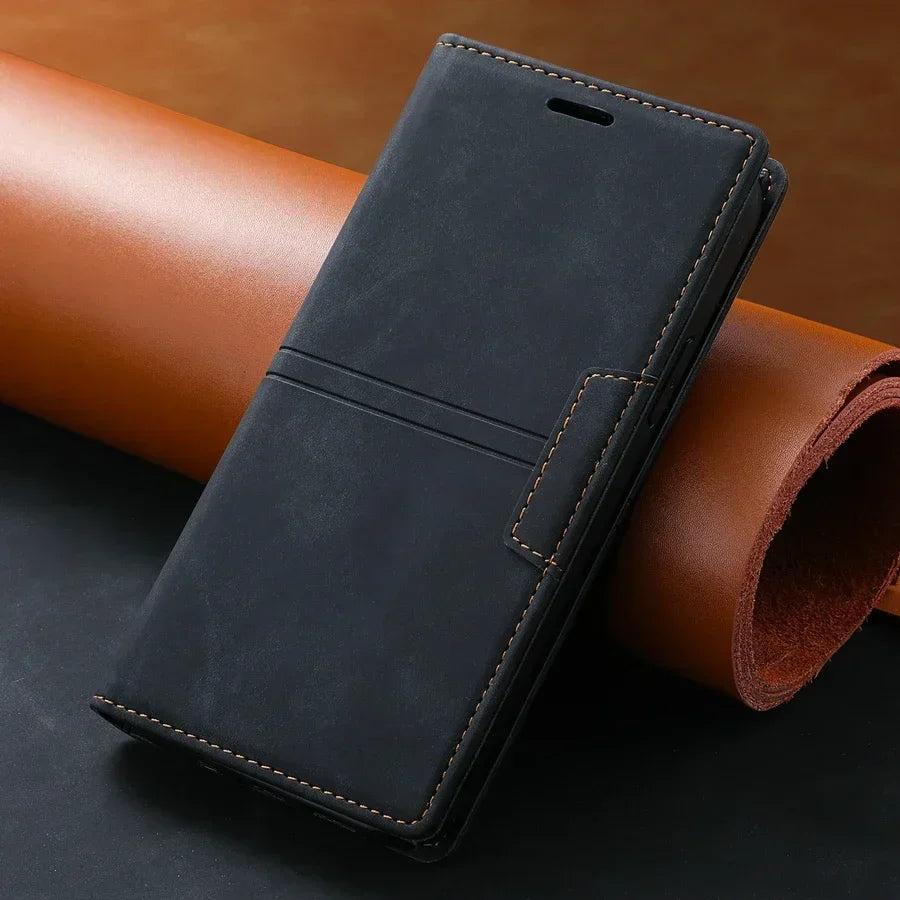 Lederen Flipcase Portemonnee voor Google Pixel - Velinix