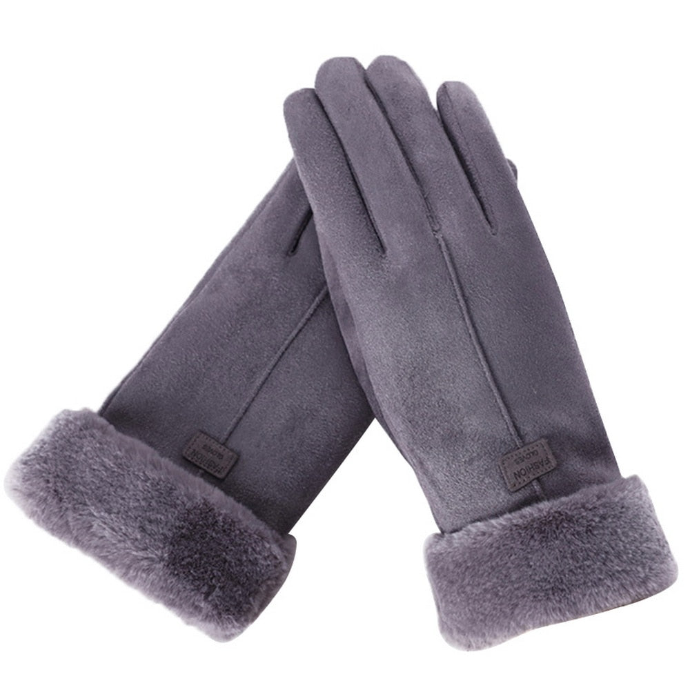 Warme Furry Handschoenen voor Vrouwen en Mannen