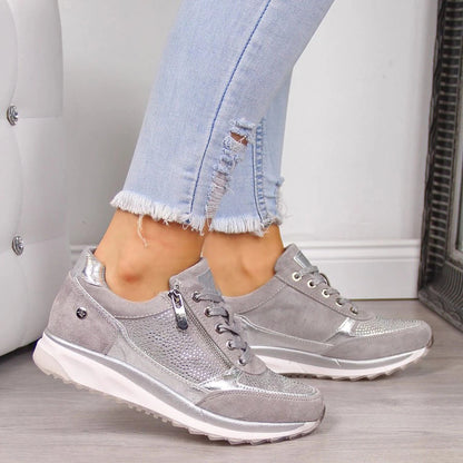 Wanderschoenen Dames Wildleder Ergonomisch Comfortabel