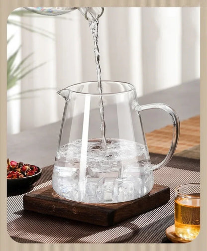 Glazen Theepot met Theefilter, 450-950ml, Hittebestendig