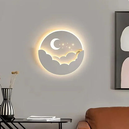 LED Wandlamp Maan en Sterren voor een Magische Sfeer - Velinix