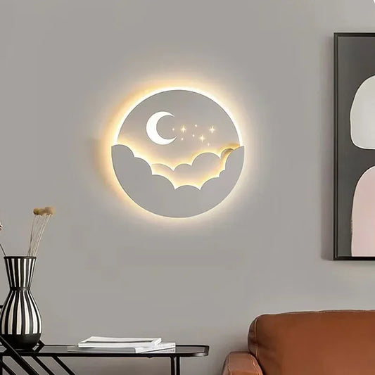 LED Wandlamp Maan en Sterren voor een Magische Sfeer - Velinix