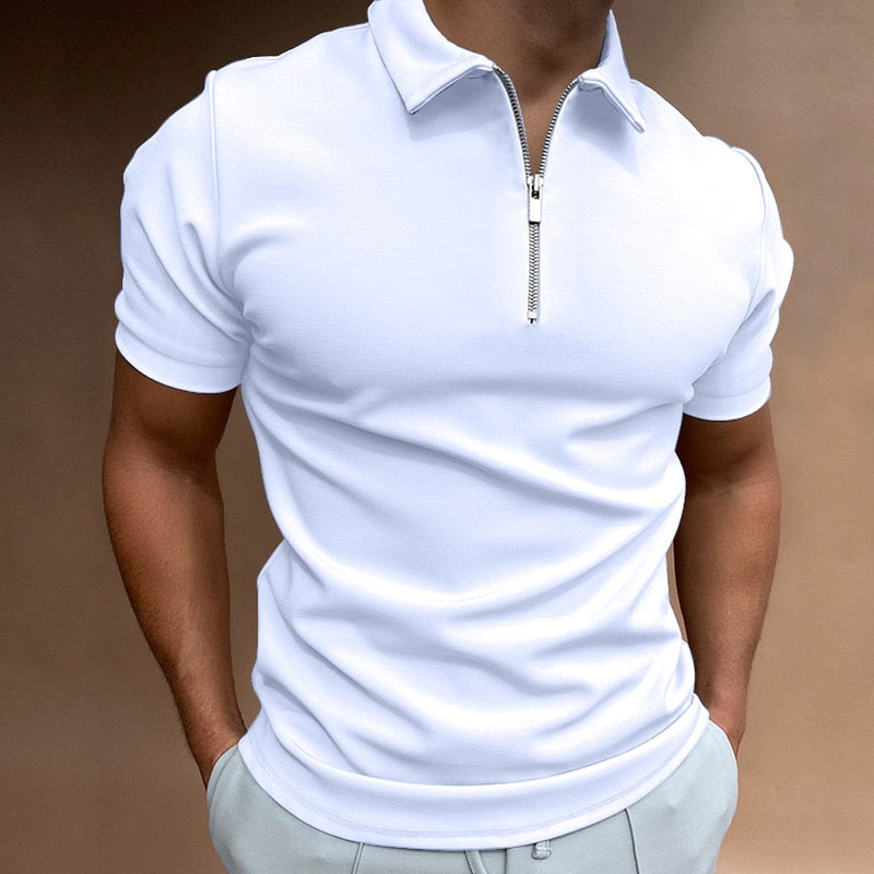 Martin - Heren Polo Shirt met Rits