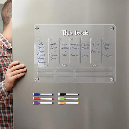 Magnetisch Planbord Doorzichtig met Luxe Uitstraling - Velinix