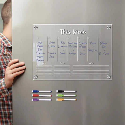 Magnetisch Planbord Doorzichtig met Luxe Uitstraling - Velinix