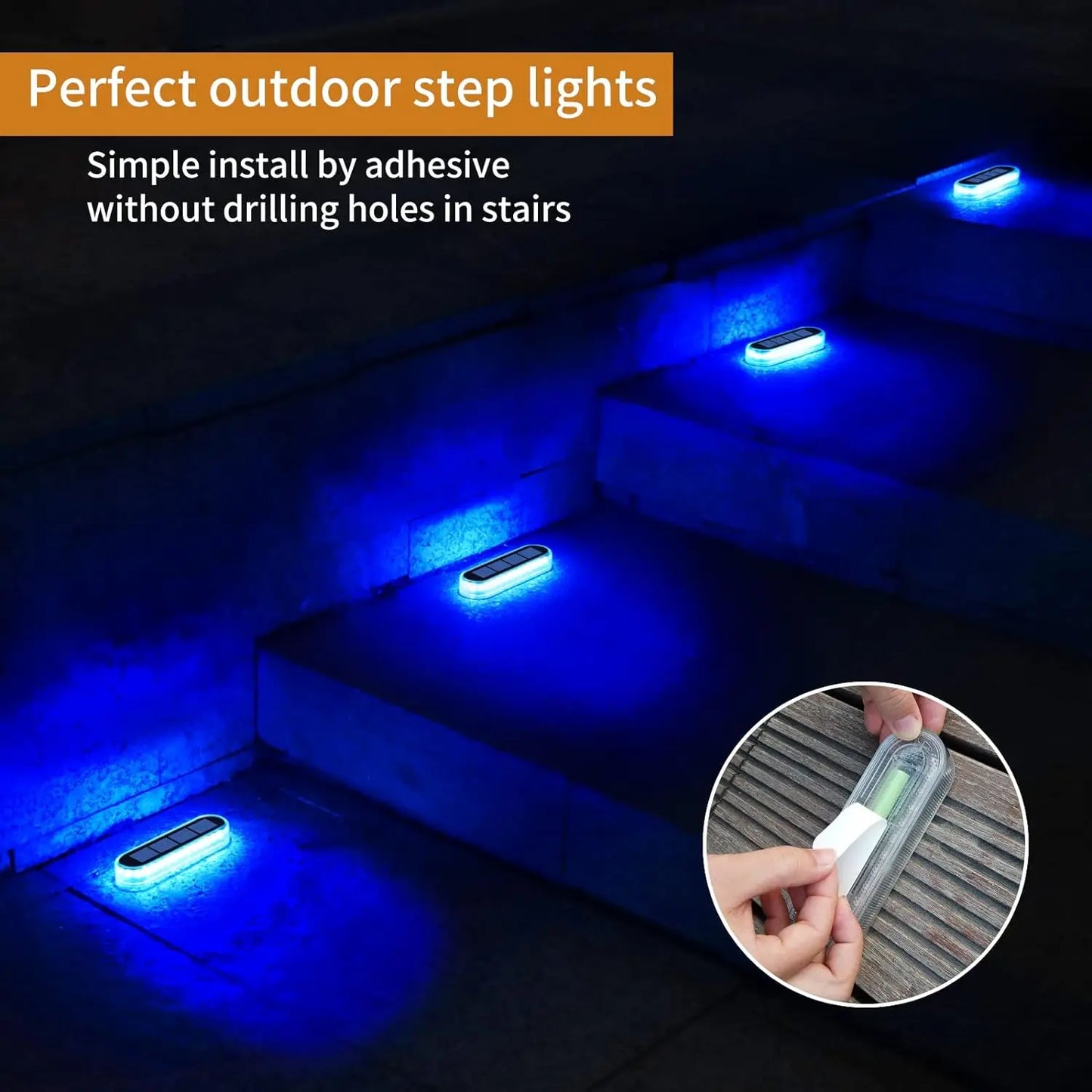 Solar Traplamp Waterdicht met 30 LEDs voor Buiten en Terras