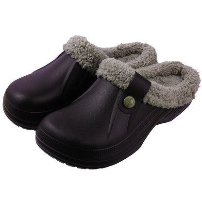 Waterdichte Fleece Klompen Luxe Bontvoering Warm en Stijlvol