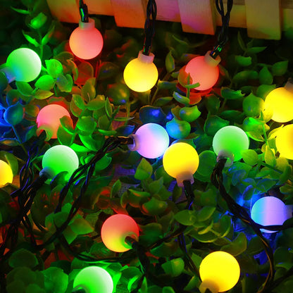 Zonne-Energie LED Lichtslinger 10m Waterdicht Buitenverlichting