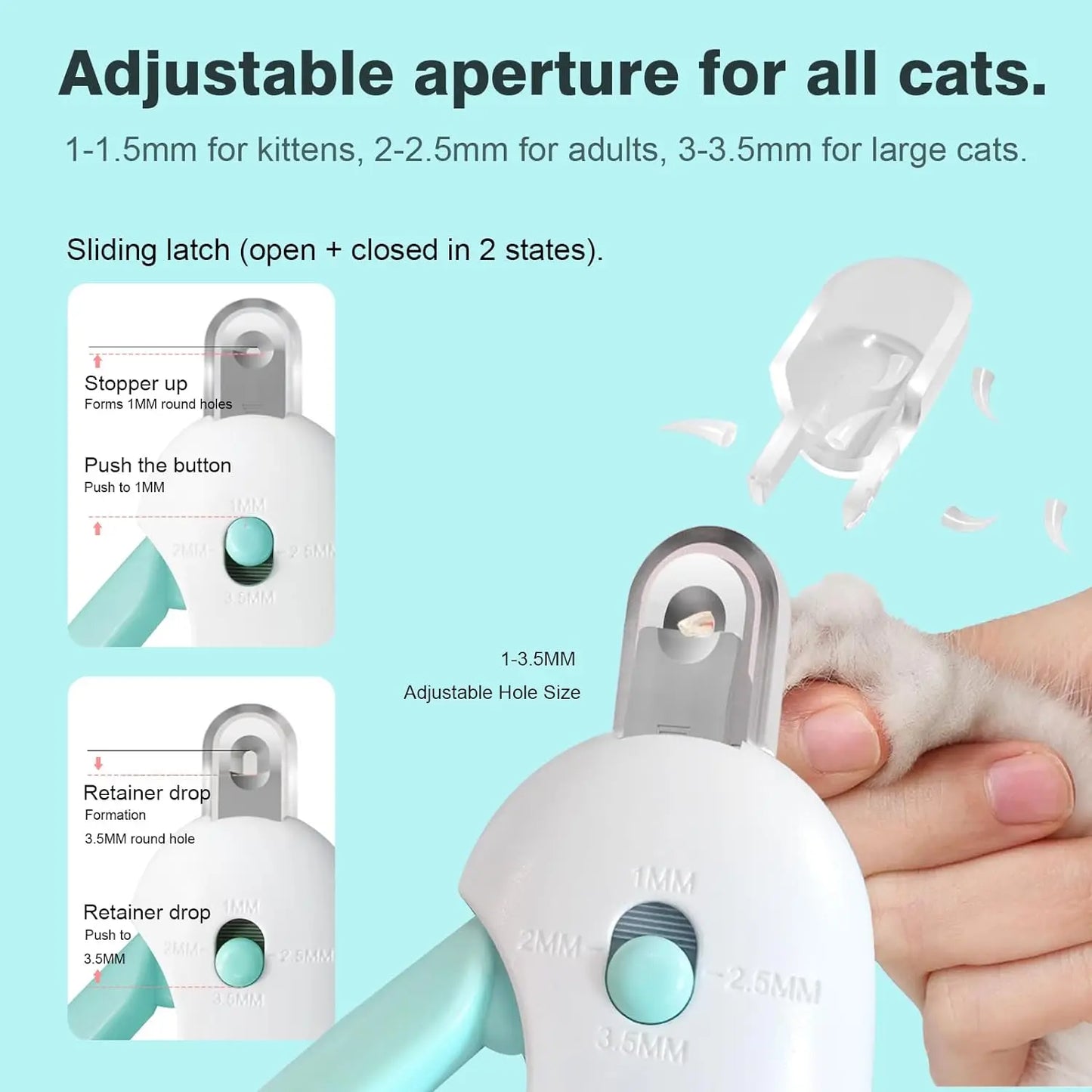Nagelknipper voor Honden en Katten Verstelbaar en Veilig