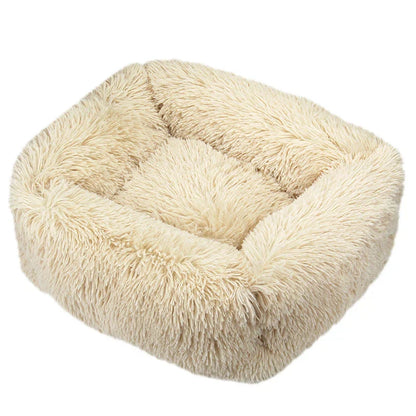 Pluche Hondenbed Luxe Wasbaar voor Honden en Katten