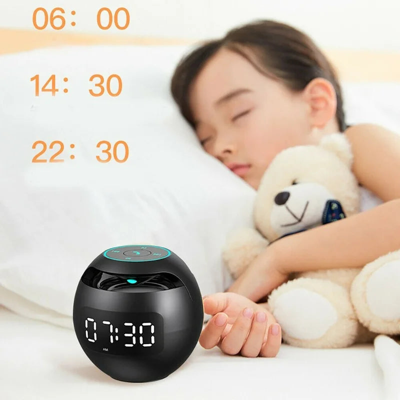 Bluetooth Alarmklok met LED-display en Nachtlamp Draadloos