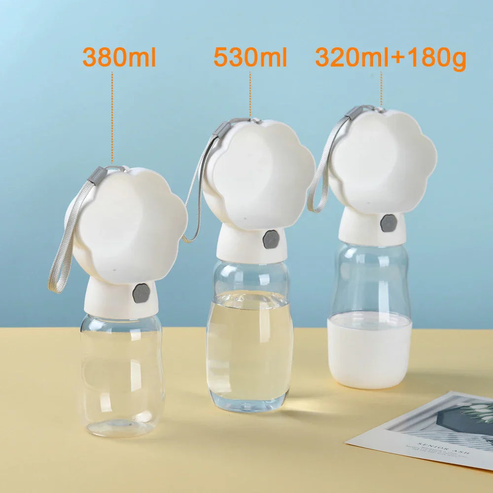Hondenfles en Voedseldoos 2-in-1 Water en Eten voor Onderweg
