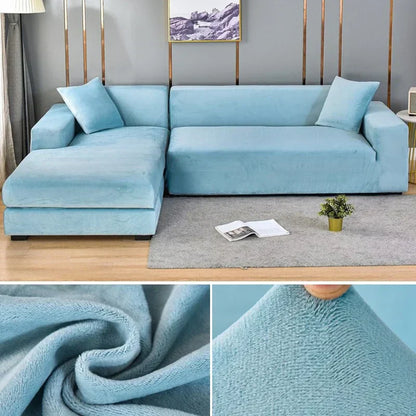 Bankhoes Fluwelen Stretch Antislip voor Thuis