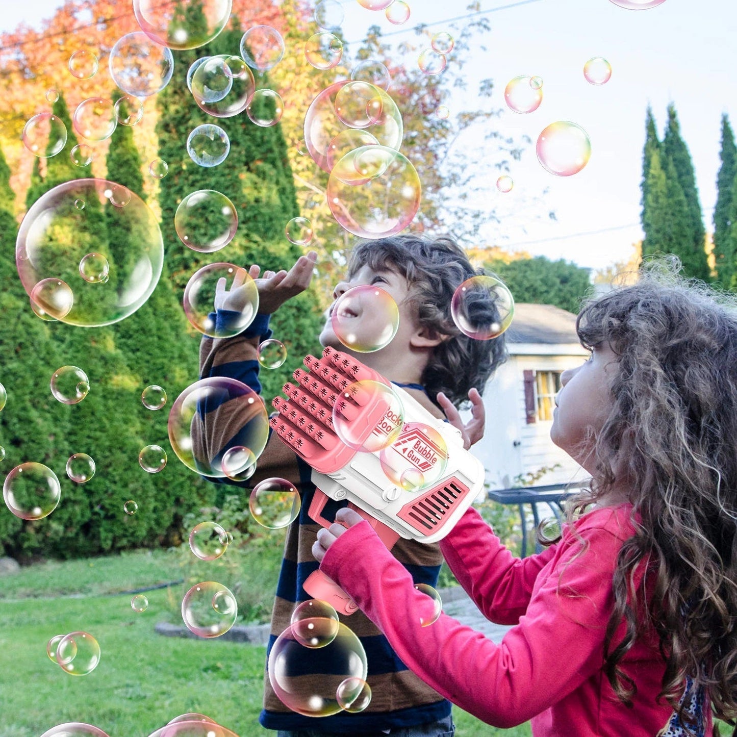 Zomer Bubbelbad Met Oneindig Veel Bubbels