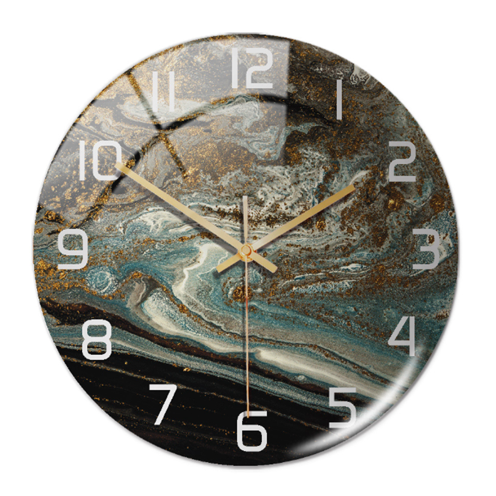 Marmeren Wandklok Stil Modern Design