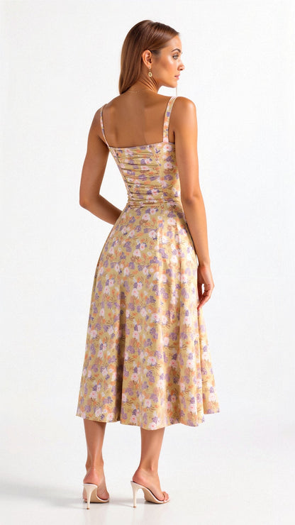 ScarlettAura™ – Dames Zomerjurk Elegant en Ademend voor Speciale Gelegenheden-3