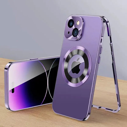Magsafe iPhone Hoesje 360° Volledig Scherm Bescherming Aluminium