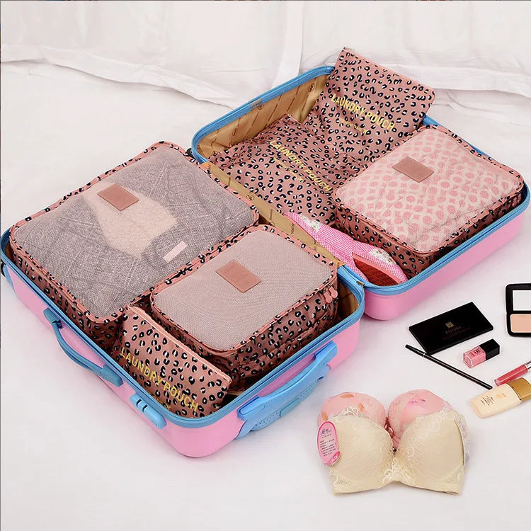 Reisorganizer Set met Opbergzakken en Reistas Accessoires