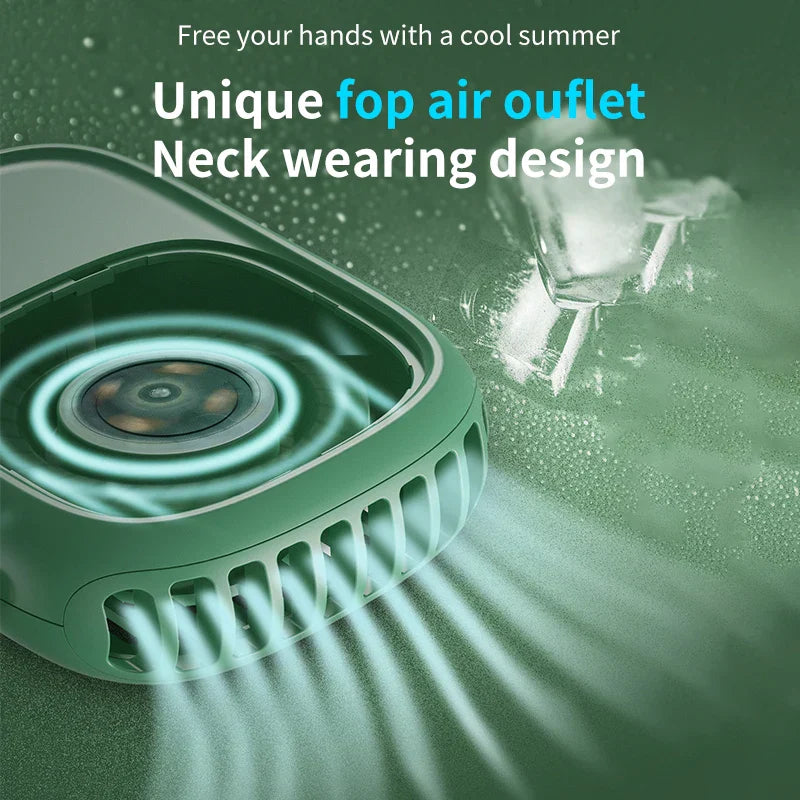 Draagbare Nekventilator Oplaadbaar voor Comfort Binnen en Buiten