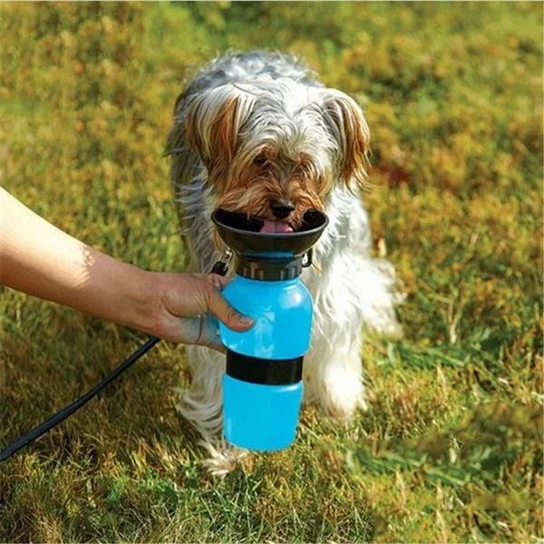 Honden Drinkfles 2-in-1 met Kom, Lekvrij en Draagbaar