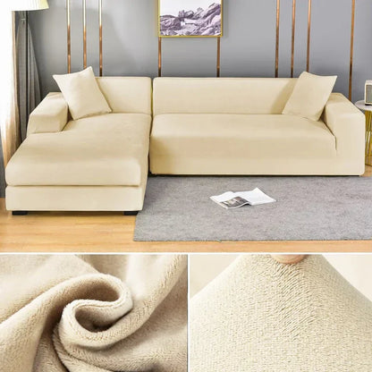 Bankhoes Fluwelen Stretch Antislip voor Thuis