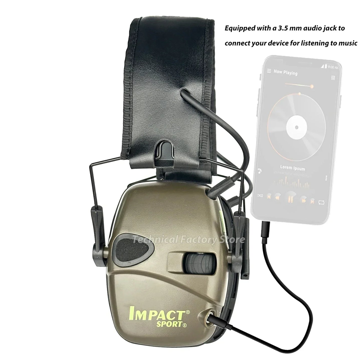 Gehoorbescherming Tactisch Geluidsdempend SoundShield